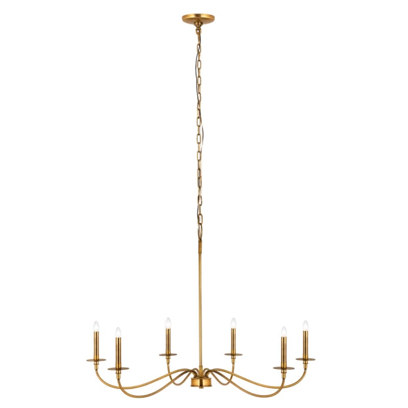 Z-Lite 2301-42PN Polished Nickel Arrington 6 Light 42