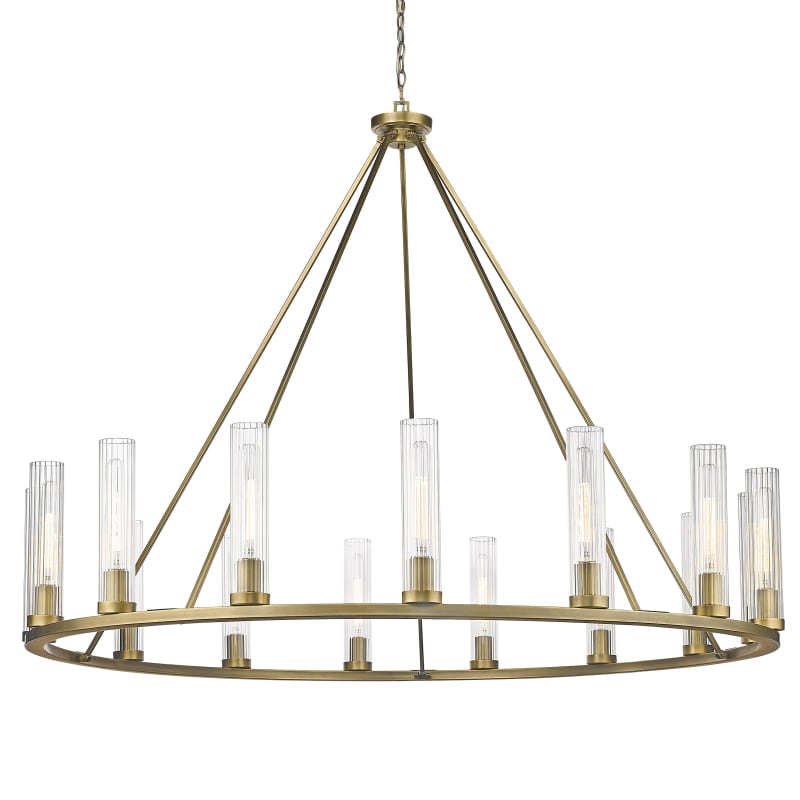 Z-Lite 3031-15RB Rubbed Brass Beau 15 Light 60
