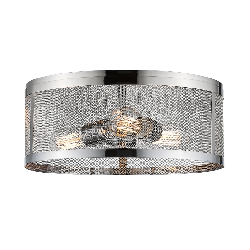 Z-Lite 331F14-BN Brushed Nickel Meshsmith 3 Light 14-7/8