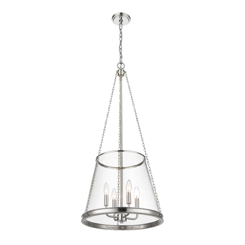 Z-Lite 341P18-RB Rubbed Brass Prescott 4 Light 18