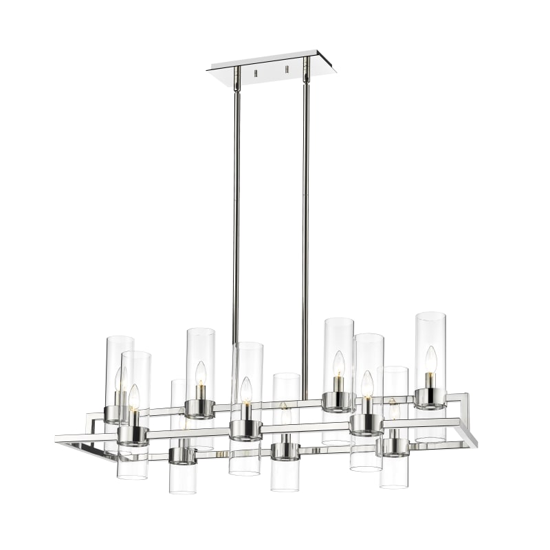 Z-Lite 4008-10PN Polished Nickel Datus 10 Light 43
