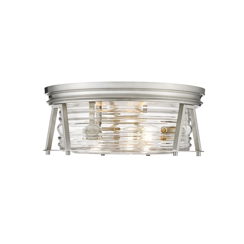 Z-Lite 491F3-BN Brushed Nickel Cape Harbor 3 Light 16