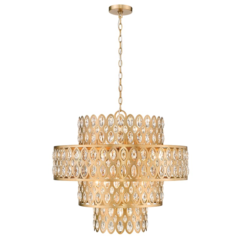 rara　0926 Z-Lite 822P26-HB Heirloom Brass Dealey 13 Light 26