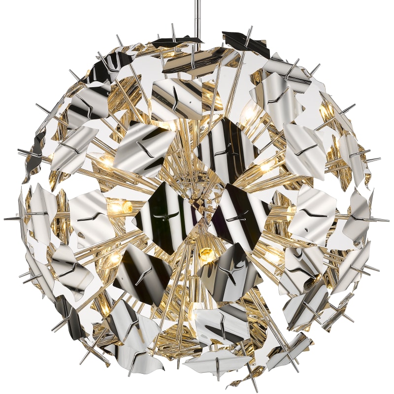 プログレッシバー Z-Lite 9003P30-CHP Chrome / Champagne Branam 13 Light 30