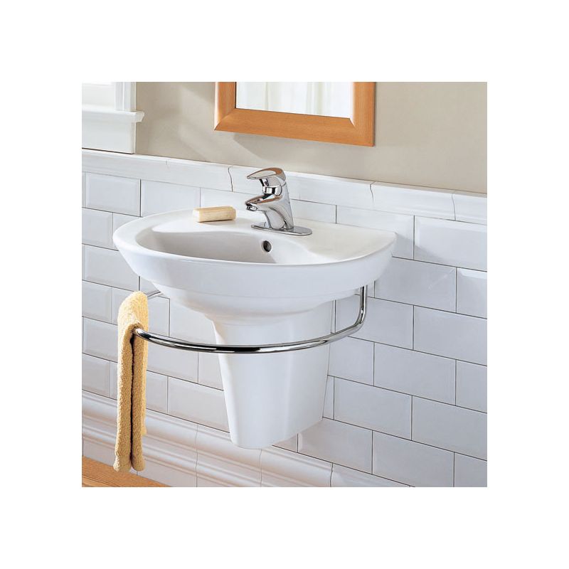 American Standard 0268 001 020 White Ravenna 24 1 4 Pedestal American Standard 0268 001 020 White Ravenna 24 1 4 Pedestal Porcelain Bathroom Sink Faucet Com