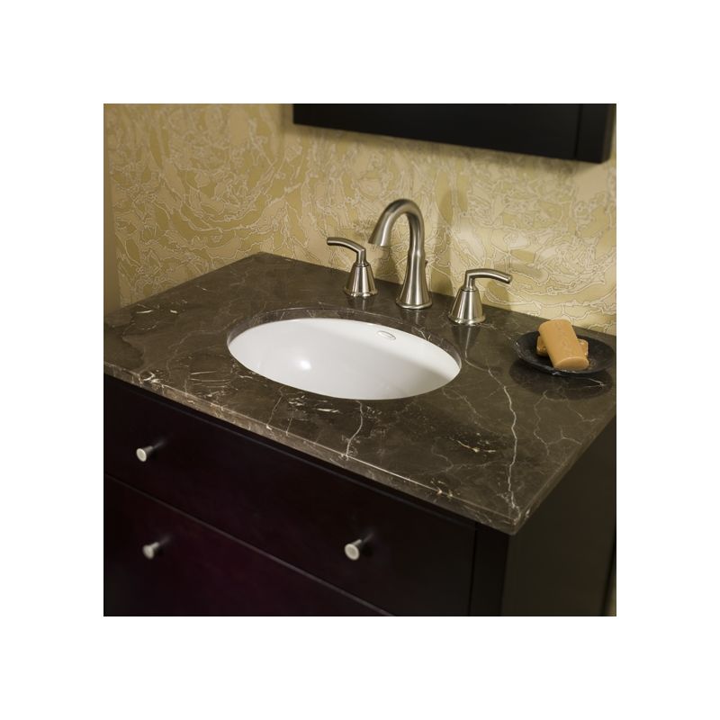 American Standard 0495 221 020 White Ovalyn 15 Undermount Porcelain