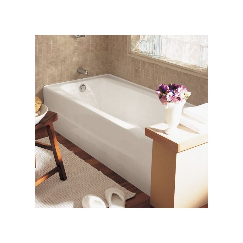 American Standard 2696 102 020 White Spectra 66 Enameled Cast Iron American Standard 2696 102 020 White Spectra 66 Enameled Cast Iron Soaking Bathtub With Right Hand Drain Faucet Com