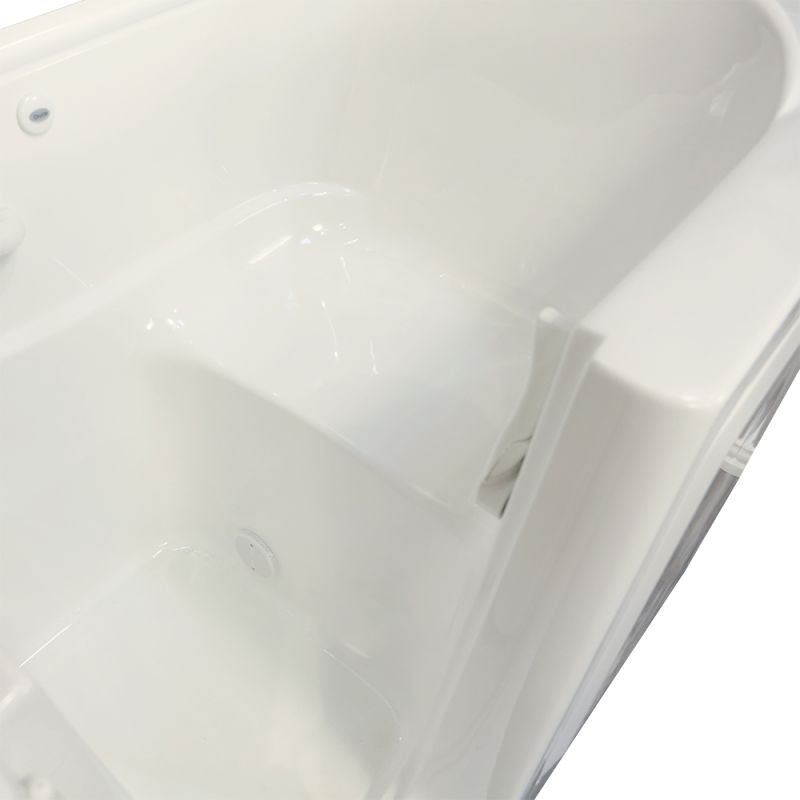 American Standard 3060 509 Sll Linen Value 60 Acrylic Walk In American Standard 3060 509 Sll Linen Value 60 Acrylic Walk In Soaking Bathtub For Alcove Installation With Left Drain Faucet Com