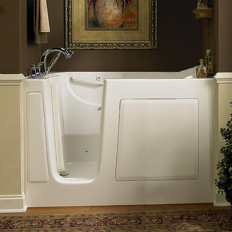 American Standard 3060 509 Wrw White Value 60 Acrylic Walk In American Standard 3060 509 Wrw White Value 60 Acrylic Walk In Whirlpool Bathtub For Alcove Installation With Right Drain Faucet Com