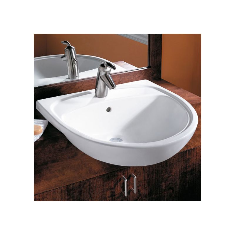 American Standard 9960 403 020 White Mezzo 22 Drop In Fireclay American Standard 9960 403 020 White Mezzo 22 Drop In Fireclay Bathroom Sink Faucet
