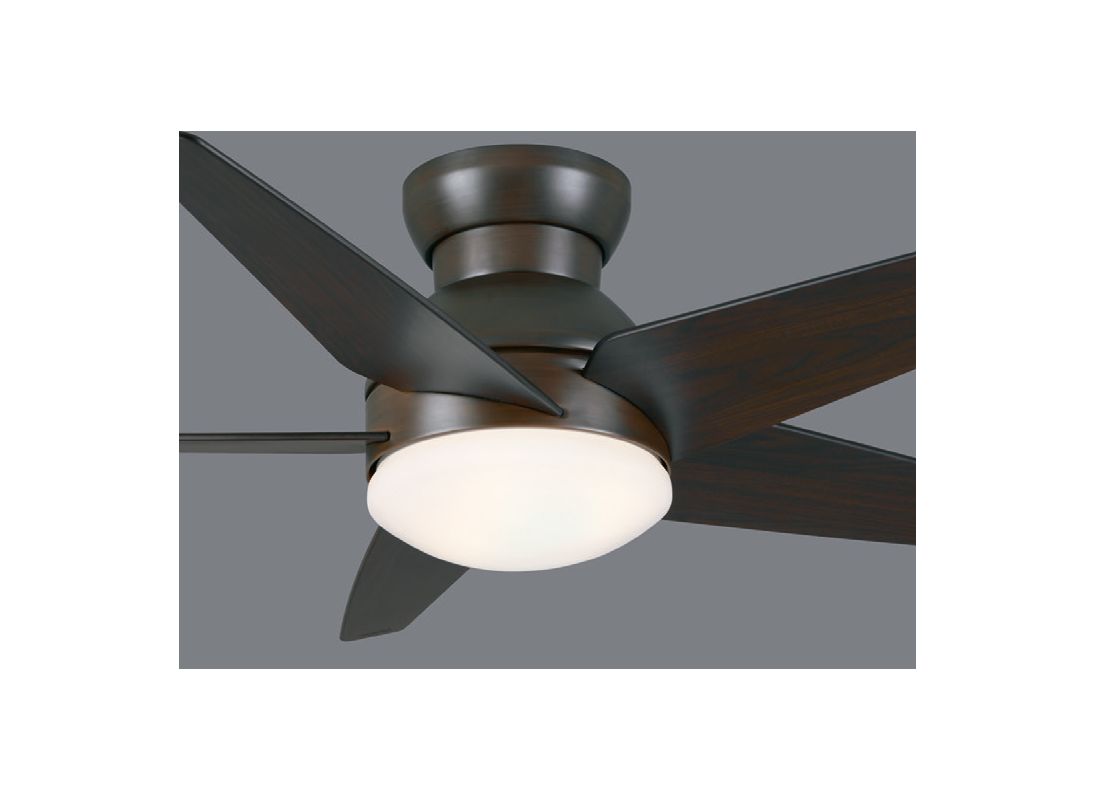 Casablanca 59019 Brushed Nickel Isotope 44 5 Blade Flush Mount