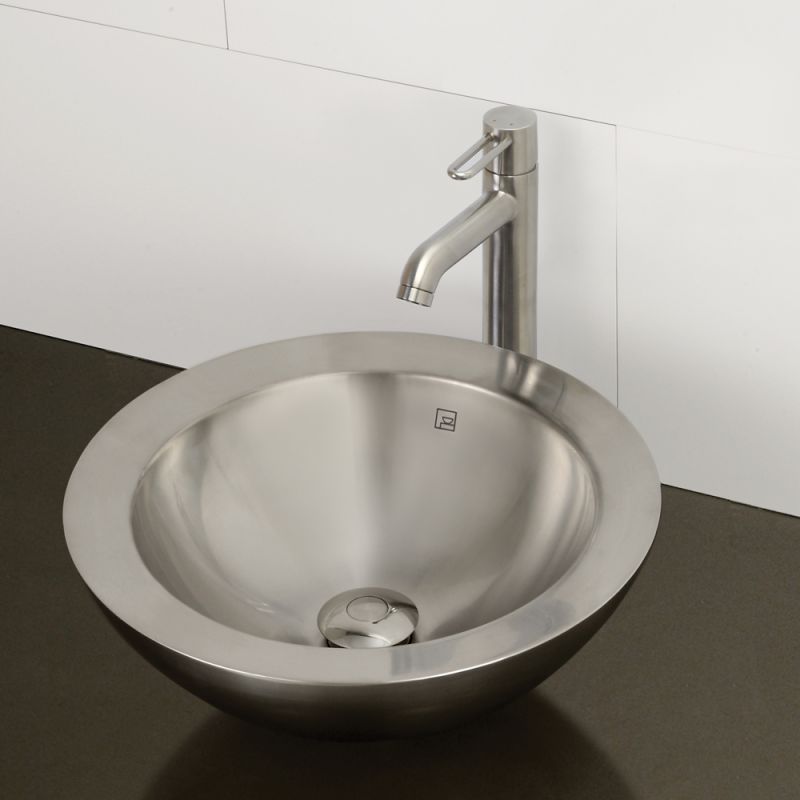 Decolav 1228 B Brushed Stainless Steel Simin 15 1 2 Decolav 1228 B Brushed Stainless Steel Simin 15 1 2 Vessel Bathroom Sink Faucet