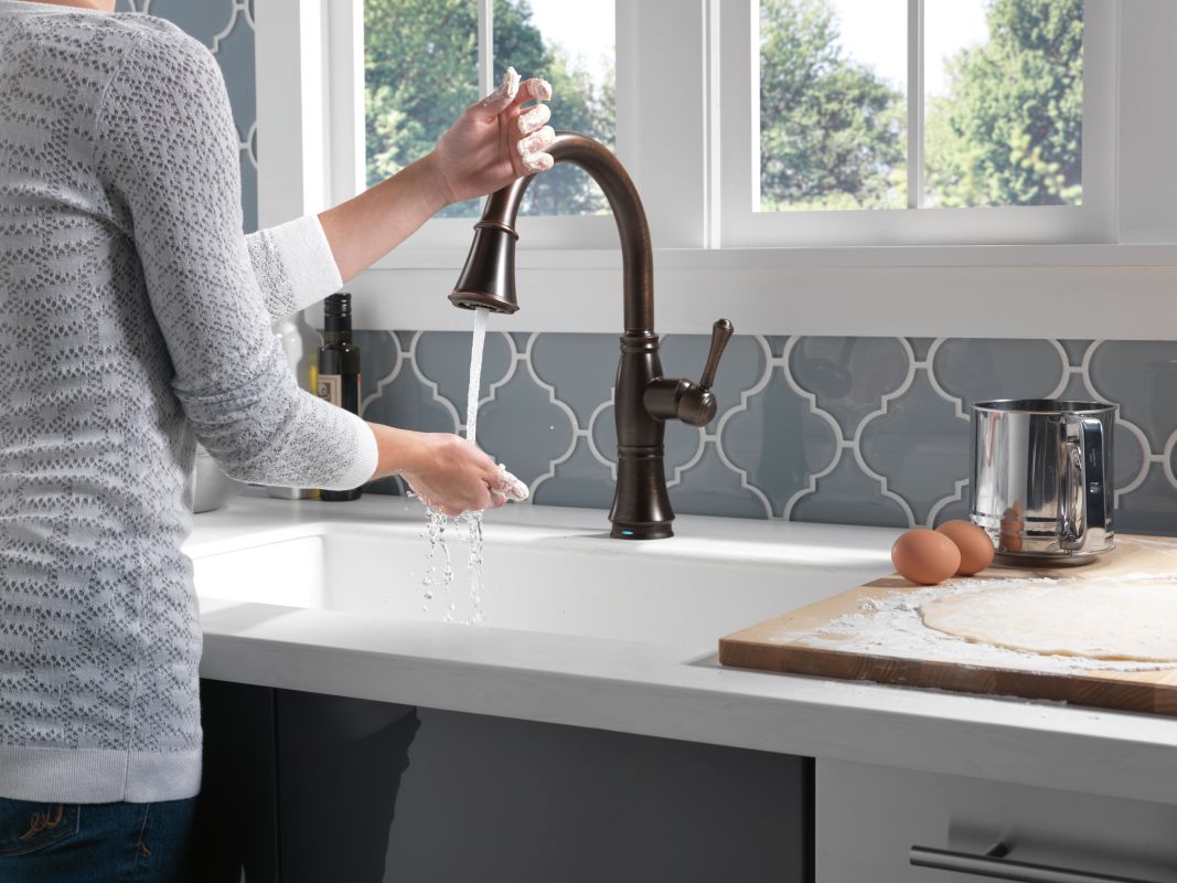 Delta 9197t Rb Dst Venetian Bronze Cassidy Pull Down Kitchen