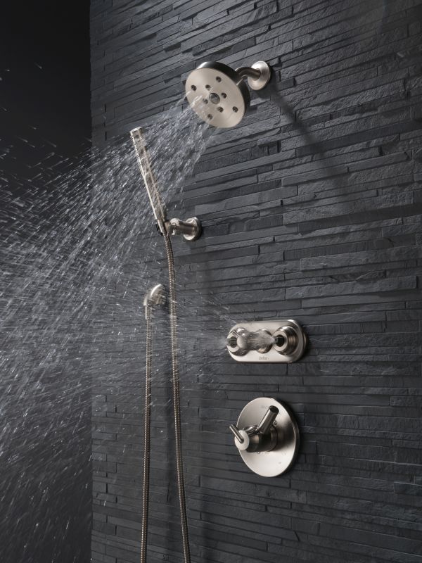Delta 55085 Bl Matte Black 1 75 Gpm Compel Hand Shower Package Delta 55085 Bl Matte Black 1 75 Gpm Compel Hand Shower Package Includes Holder Hose And Limited Lifetime Warranty Faucet Com