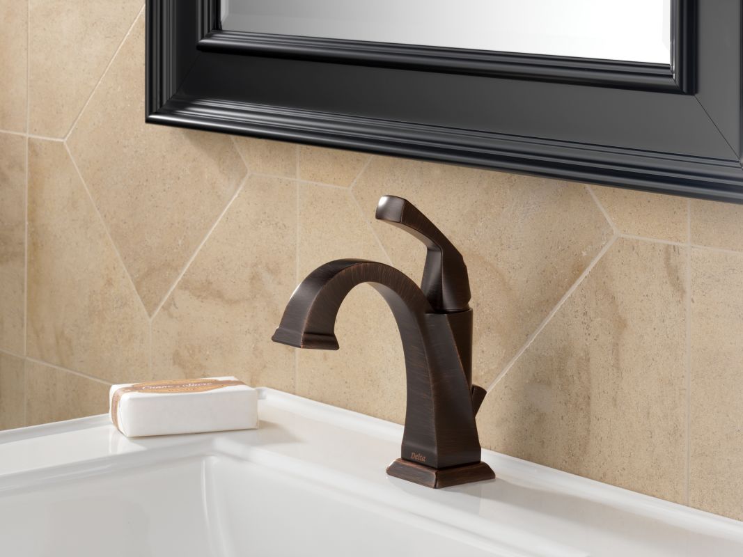 Delta 551 Rb Dst Venetian Bronze Dryden Single Hole Bathroom