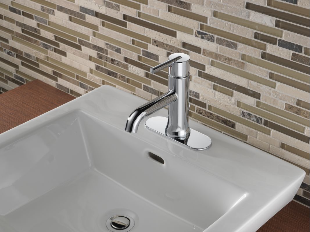 Delta 559lf Blmpu Matte Black Trinsic 1 2 Gpm Single Hole Bathroom