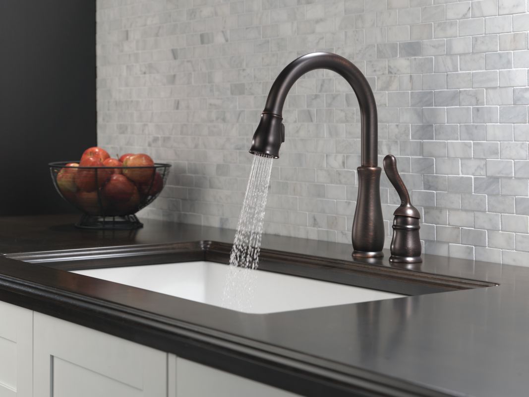 Delta 978 Ss Dst Stainless Steel Leland Pull Down Kitchen Faucet
