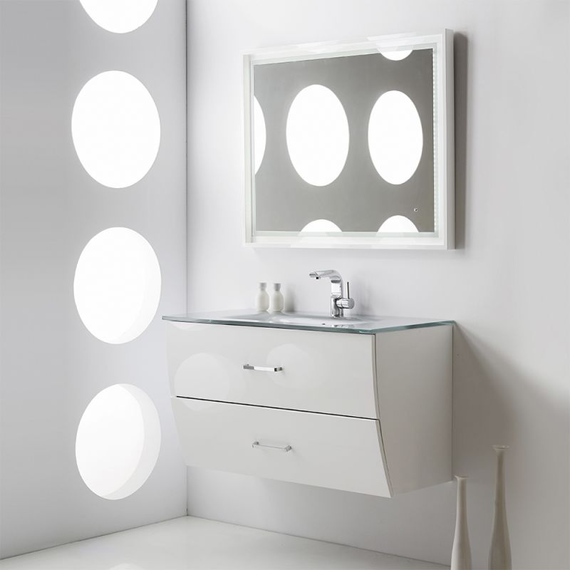 Fresca Fpvn7640bl Glossy Black 40 Wall Mounted Modern Wave Bathroom Fresca Fpvn7640bl Glossy Black 40 Wall Mounted Modern Wave Bathroom Vanity With Mdf Wood Cabinet White Gl Top 1 Drop In Sink And Single
