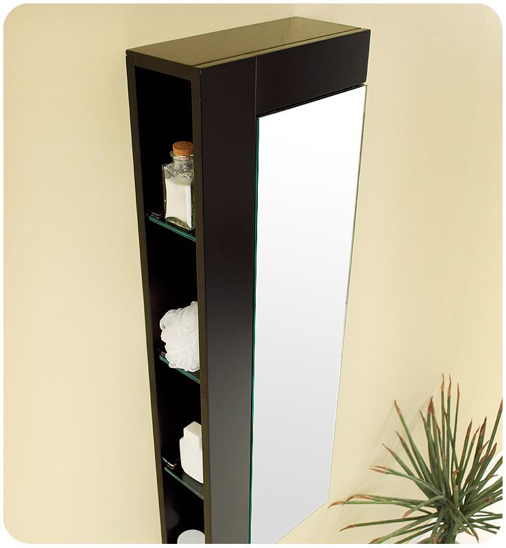 Fresca Fst1024es Espresso 39 Wall Mounted Bathroom Linen Fresca Fst1024es Espresso 39 Wall Mounted Bathroom Linen Cabinet With Four Open Shelveirrored Door Faucet