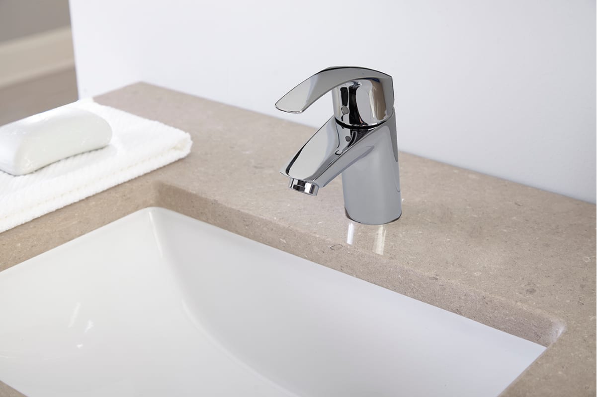 Grohe 32643002 Starlight Chrome Eurosmart New Deck Mounted Bathroom Grohe 32643002 Starlight Chrome Eurosmart New Deck Mounted Bathroom Faucet With Silkmove Technology Drain Assembly Not Included Com