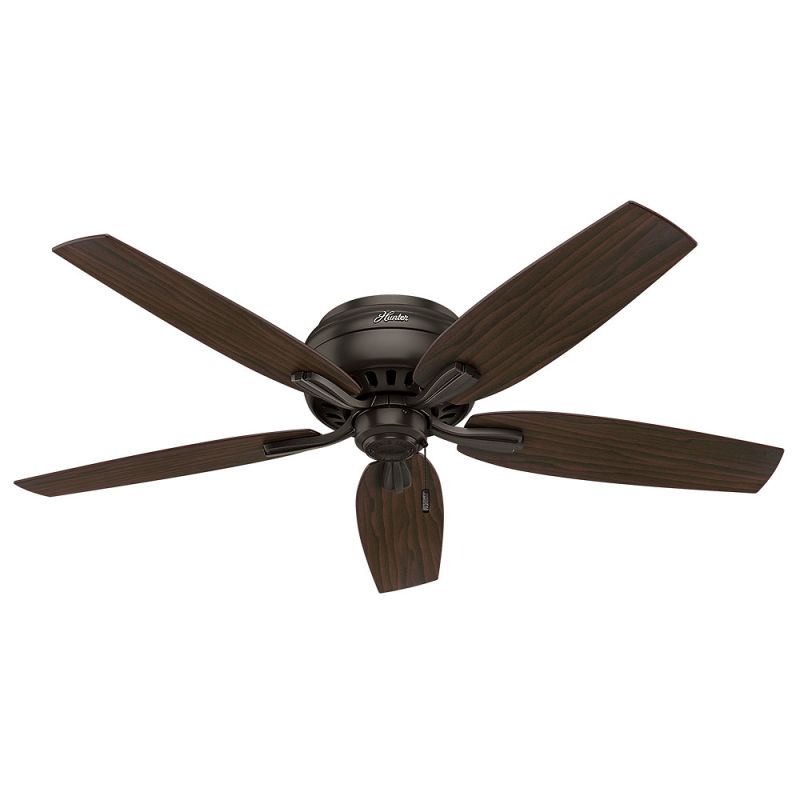 Hunter 53315 Brushed Nickel 52 Indoor Ceiling Fan 5 Reversible Hunter 53315 Brushed Nickel 52 Indoor Ceiling Fan 5 Reversible Blades And Light Kit Included Lightingdirect Com