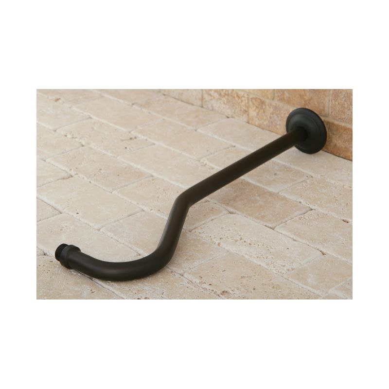 Kingston Brass K117c5 Oil Rubbed Bronze Restoration 17 Rain Drop Kingston Brass K117c5 Oil Rubbed Bronze Restoration 17 Rain Drop Shower Arm With 1 2 Ips Connection Faucet Com