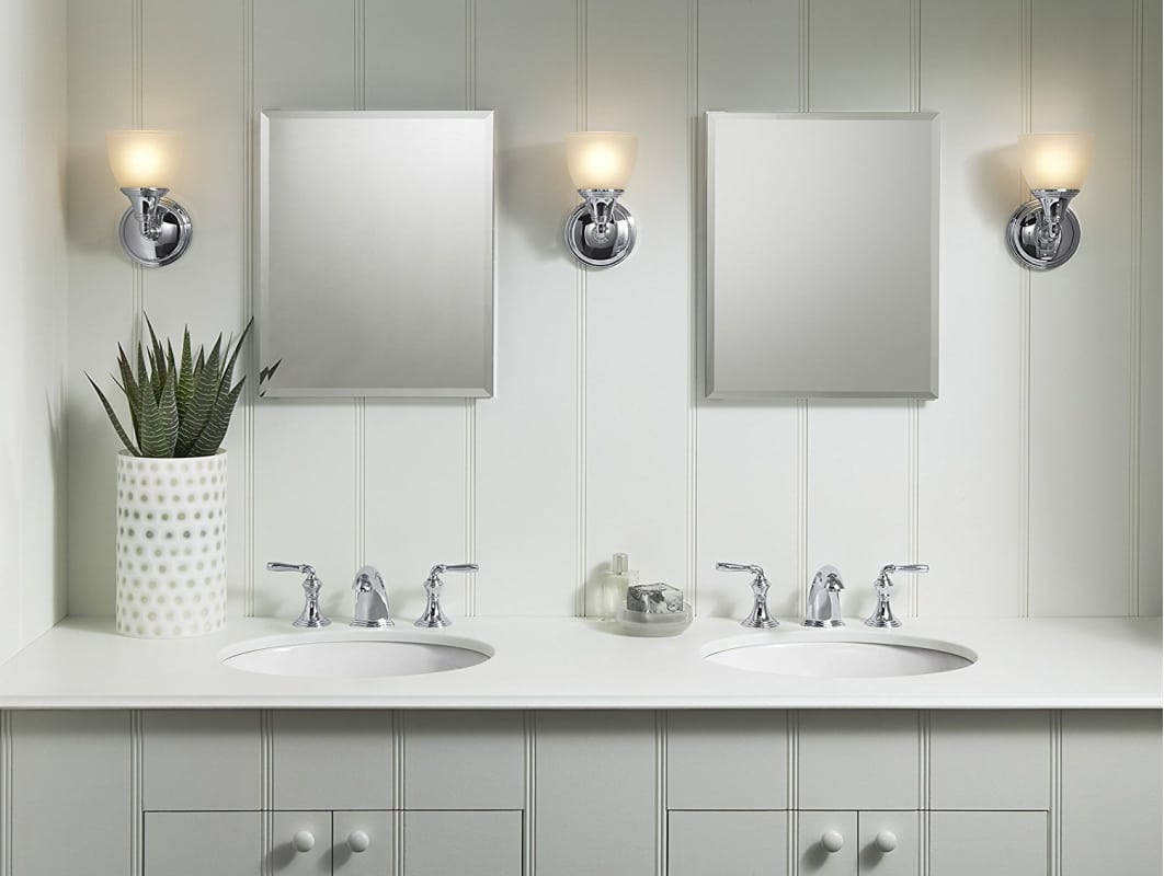 Kohler K 394 4 Cp Polished Chrome Devonshire Widespread Bathroom