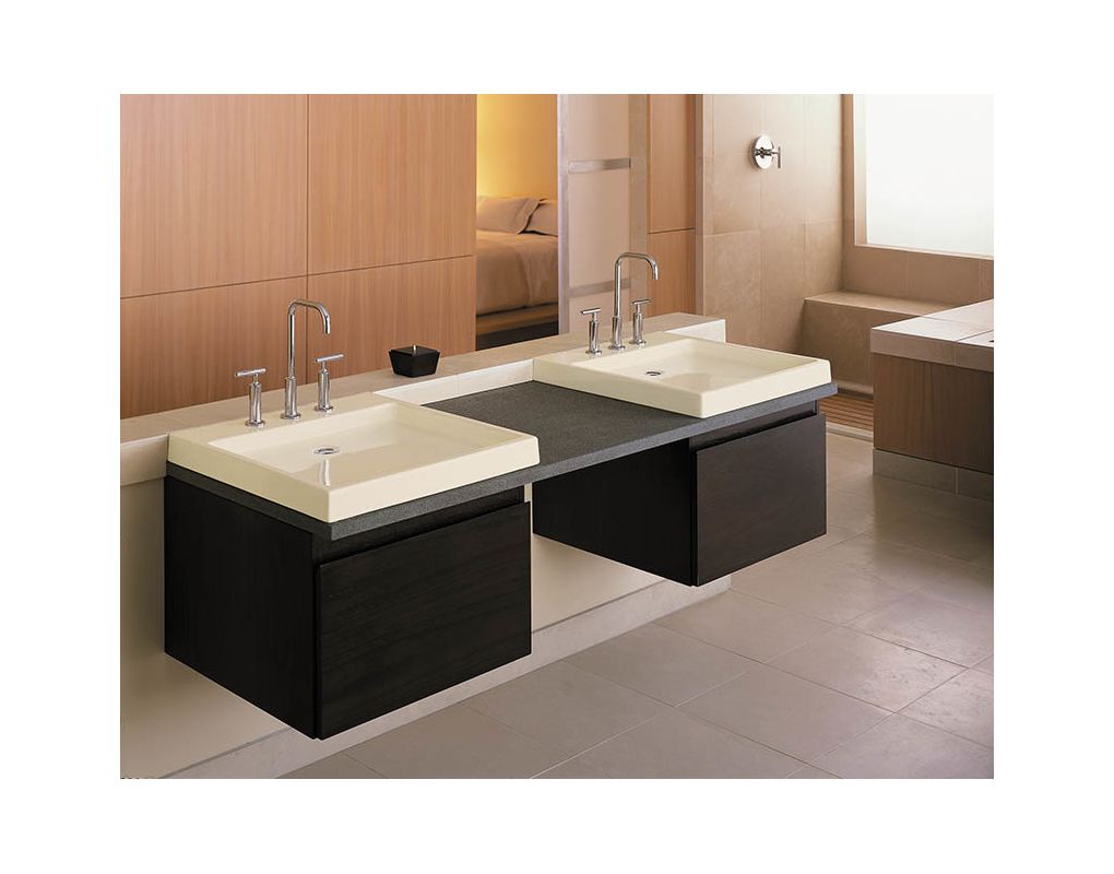 Kohler K 2314 8 7 Black Purist 22 Fireclay Vessel Sink Faucet