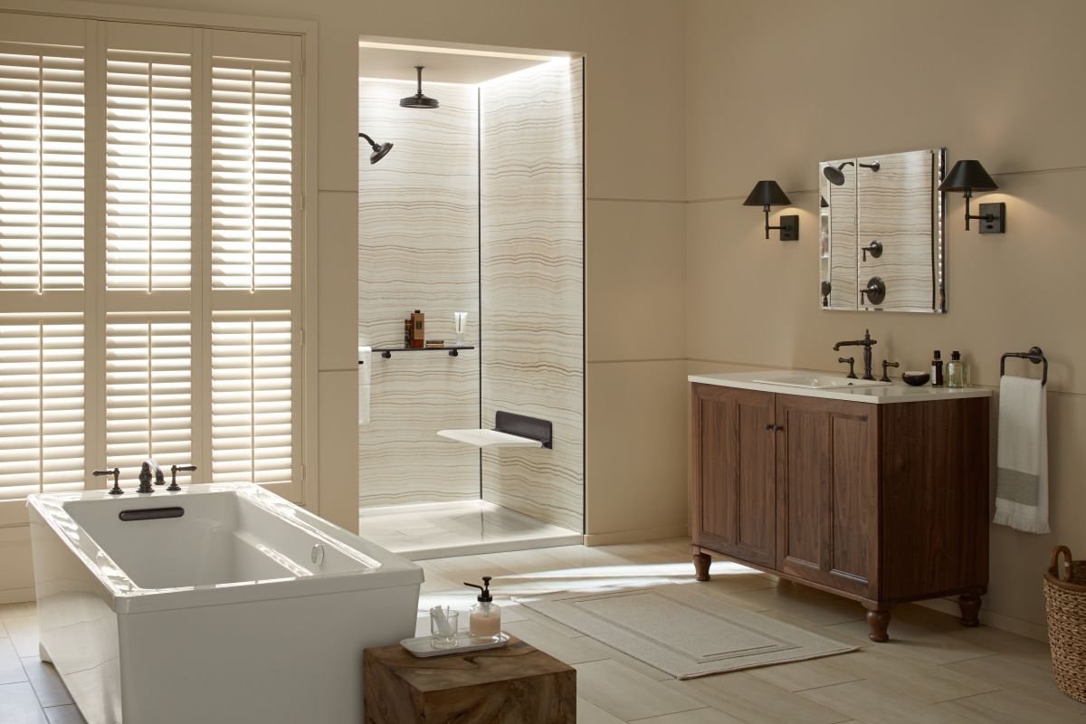 Kohler K Cb Clc3026fs Silver Aluminum 30 X 26 Double Door
