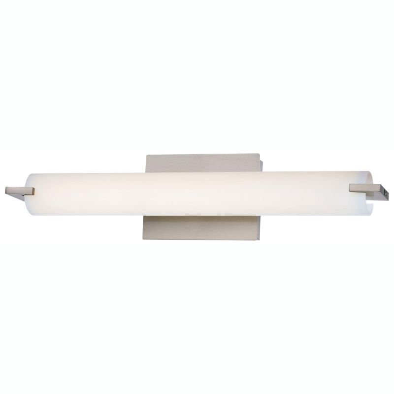 Bathroom Sconces Menards kovacs p5044-084-l brushed nickel 1 light led wall sconce in Bathroom Sconces Menards kovacs p5044-084-l brushed nickel 1 light led wall sconce in
