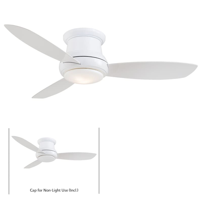 Minkaaire F519 Bn Brushed Nickel 3 Blade 52 Concept Ii Flushmount