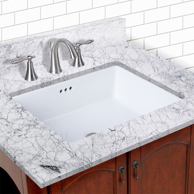Miseno Mno1713bwh Bright White 19 7 8 Rectangular Undermount Bathroom Sink With Rear Overflow Com - Miseno Mno1713ru Undermount 17 X 13 Bathroom Sink With Integrated Overflow Miseno Mno1713bwh Bright White 19 7 8 Rectangular Undermount Bathroom Sink With Rear Overflow Com - Miseno Mno1713ru Undermount 17 X 13 Bathroom Sink With Integrated Overflow