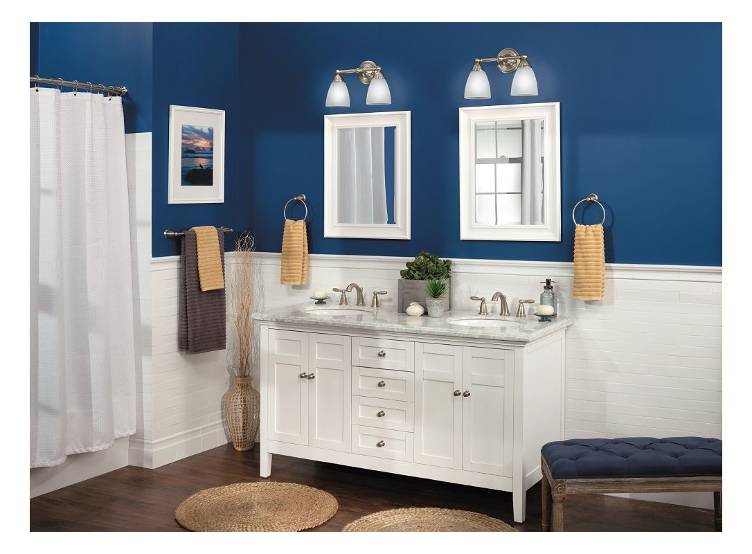 Moen Brantford Faucet And Accessory Bundle 2ch Chrome With Single Moen Brantford Faucet And Accessory