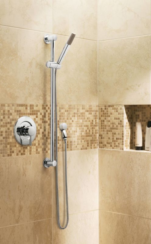 Moen 3887bn Brushed Nickel Single Function Hand Shower Package With Moen 3887bn Brushed Nickel Single Function Hand Shower Package With Hose And Slide Bar Included From The Level Collection Faucet Com
