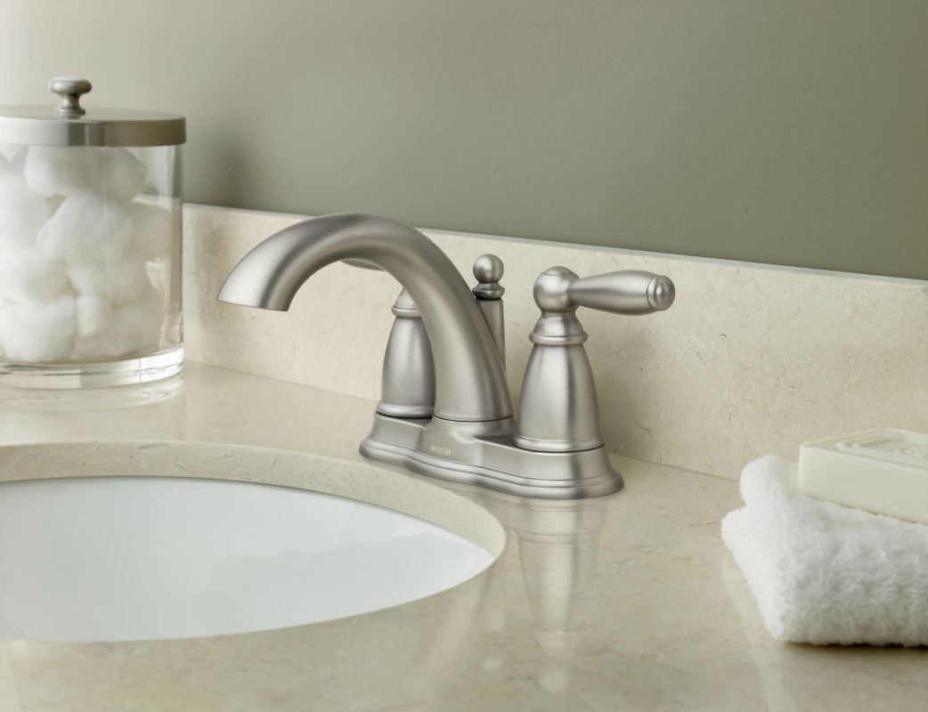 Moen 6610 Chrome Brantford Double Handle Centerset Bathroom Faucet Moen 6610 Chrome Brantford Double Handle Centerset Bathroom Faucet Pop Up Drain Assembly And Valve Included Com