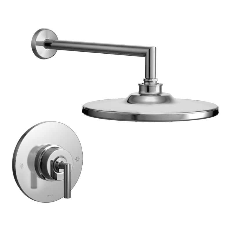 Moen 925bn Brushed Nickel Pressure Balanced Shower System With Rain Moen 925bn Brushed Nickel Pressure Balanced Shower System With Rain Diverter And Hand From The Arris Collection Valves Included