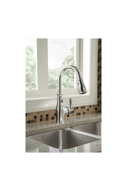 Moen 7185esrs Spot Resist Stainless Brantford Single Handle