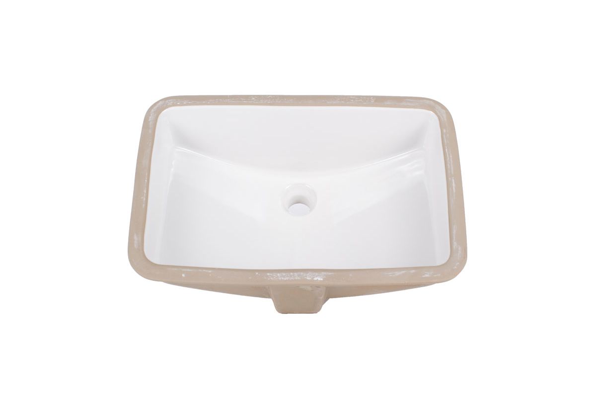 Proflo Pf1812uwh White Rectangular 19 Undermount Bathroom Sink Proflo Pf1812uwh White Rectangular 19 Undermount Bathroom Sink Faucet Com