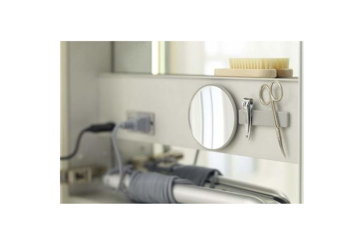 Robern Ac2430d4p1la Mirrored Aio 24 X 30 4 Single Door Medicine Robern Ac2430d4p1la Mirrored Aio 24 X 30 4 Single Door Medicine Cabinet With Left Hinge Task Lighting Interior Illumination And Audio System