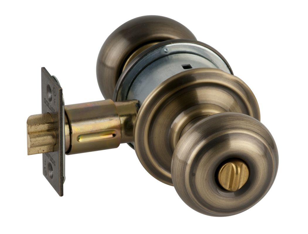 Schlage A53pdgeo626 Satin Chrome Georgian Keyed Entrance Door Knob