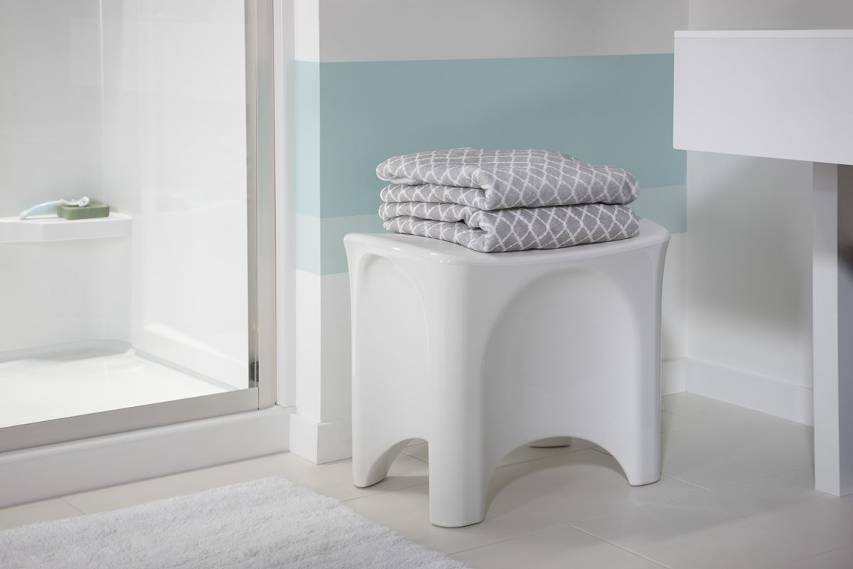 Sterling 72186104 96 Biscuit Freestanding Shower Seat With