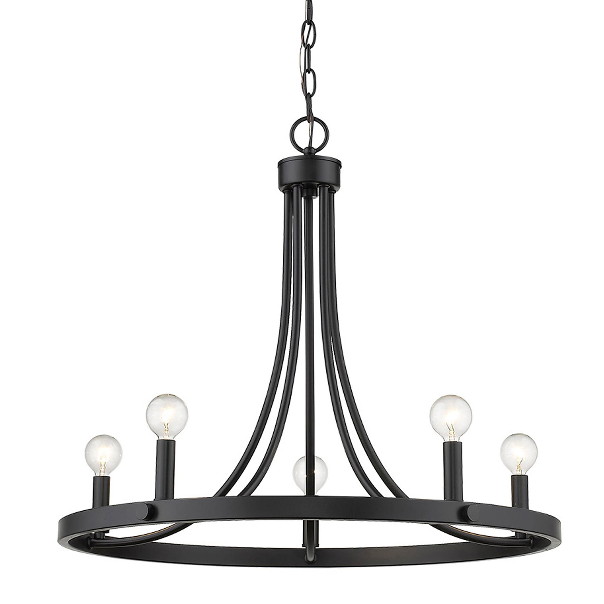 Acclaim Lighting IN11150BK Matte Black Sawyer 5 Light 25