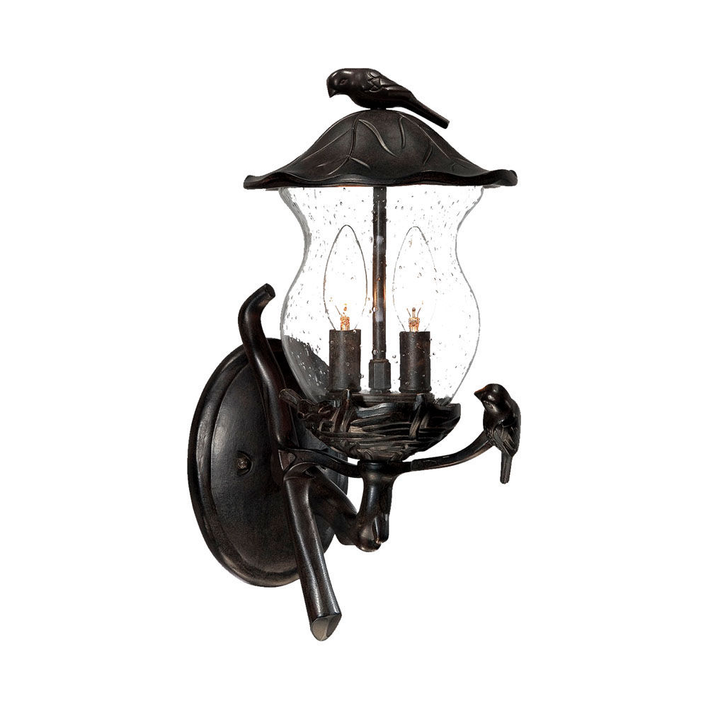 Acclaim Lighting Avian 60-Watt 18.5-in Black Coral Transitional Post Light Acclaim Lighting Avian 60-Watt 18.5-in Black Coral Transitional Post Light
