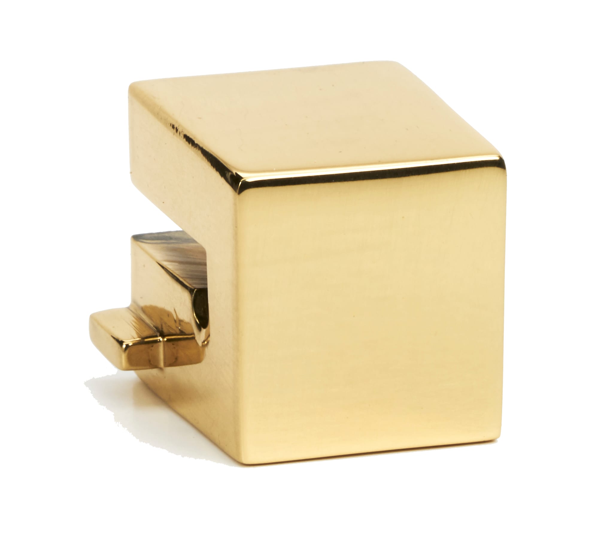 Alno A2670 Pb Nl Unlacquered Brass 1 2 Inch Square Cabinet Ring