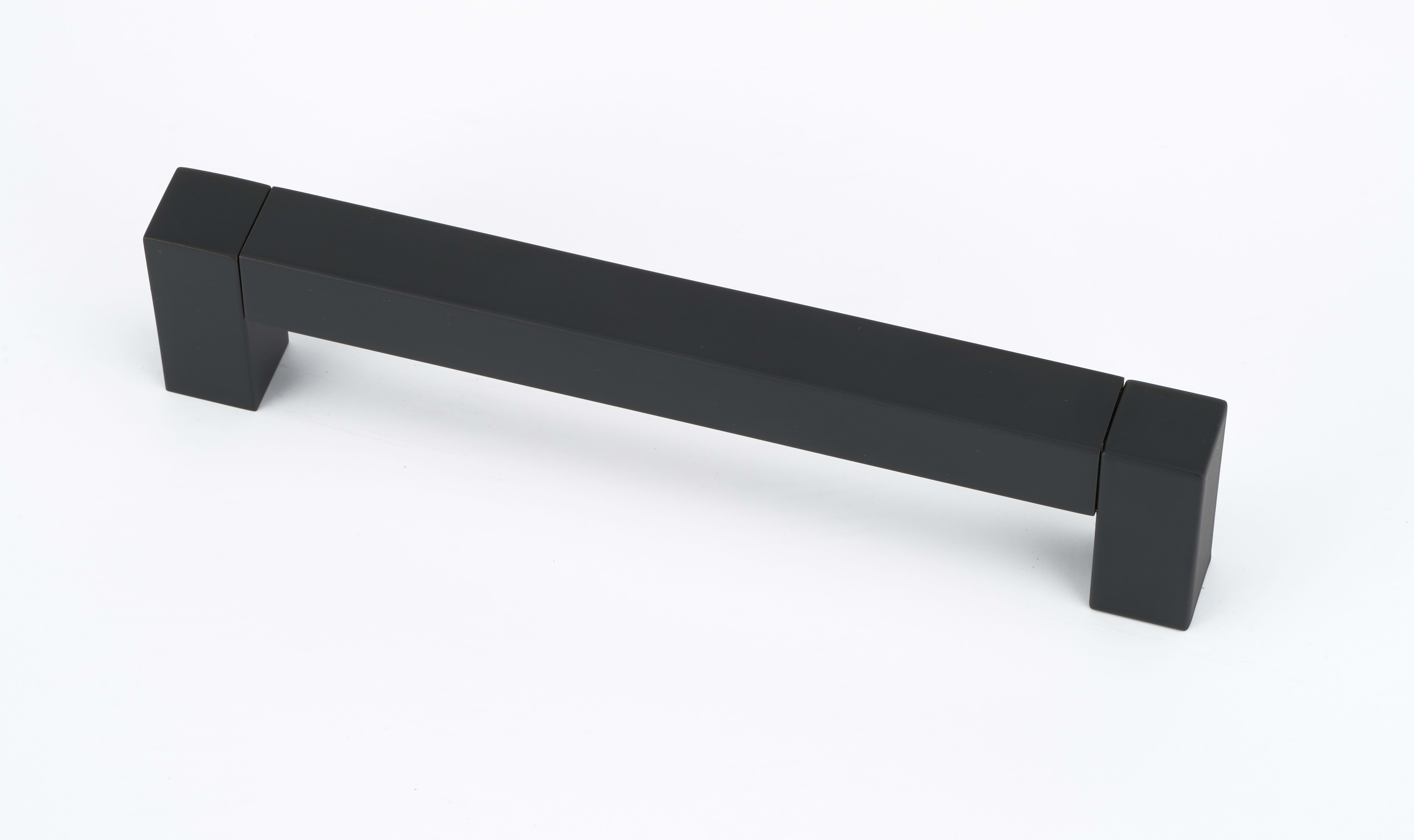 Alno A420 6 Mb Matte Black Block 6 Inch Center To Center Handle