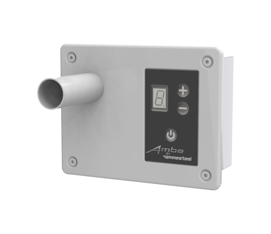 Amba ATW-DHC Towel Warmer Digital LED Heat Controller Interface Polished Chrome Amba ATW-DHC Towel Warmer Digital LED Heat Controller Interface Polished Chrome