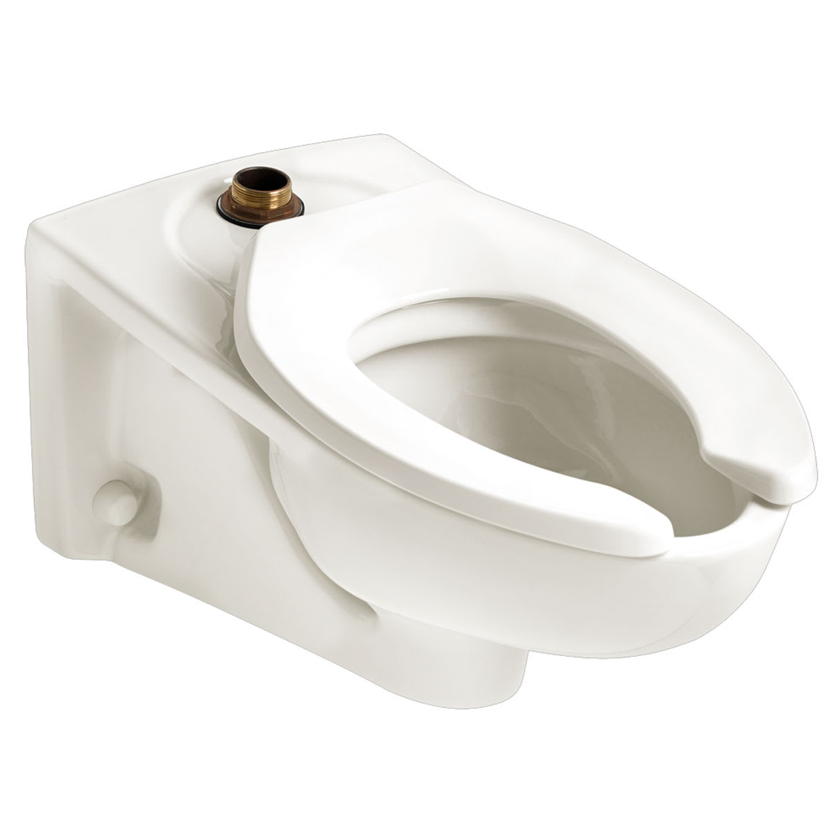 Geest vrouw Senator American Standard 2257.101.020 White Afwall Millennium Elongated Toilet  Bowl Only With Top Spud - Less Seat and Flushometer - FaucetDirect.com