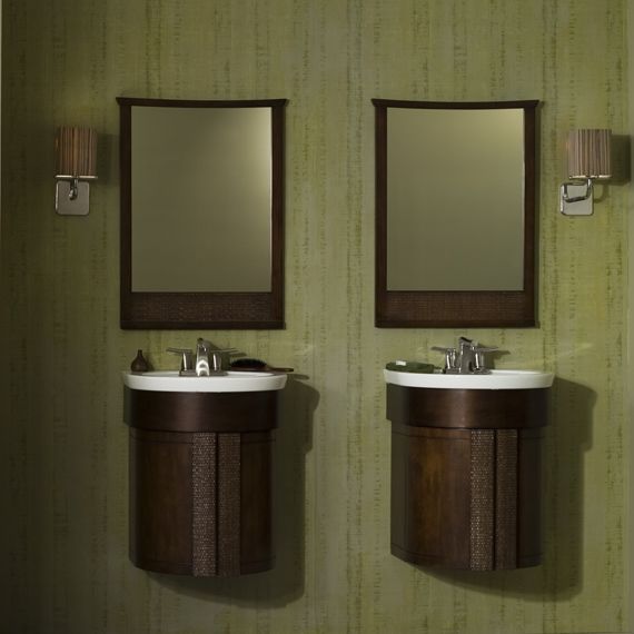 American Standard 9212 020 336 Nutmeg Tropic 20 Wood Wall Hung American Standard 9212 020 336 Nutmeg Tropic 20 Wood Wall Hung Vanity Cabinet Only Faucet