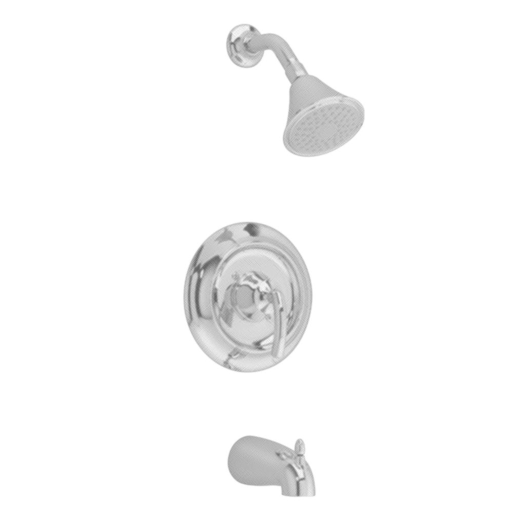 American Standard T038 502 295 Satin Nickel Tropic Tub And Shower