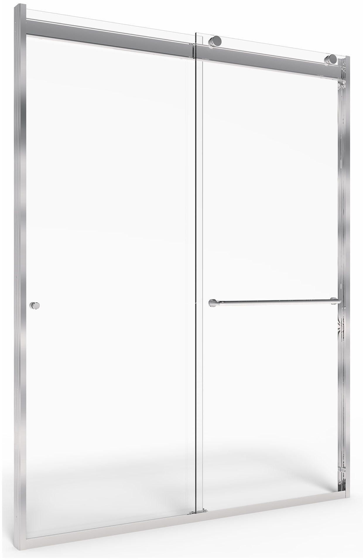 American Standard Am00822400 006 Brushed Nickel Shower Door Collection 70 High X 60 Wide Sliding Framed Shower Door With Clear Glass Faucet Com